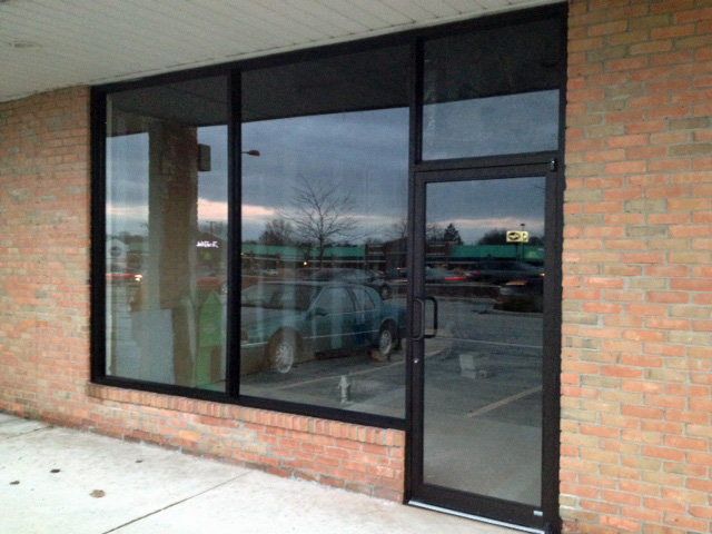 Window and door installation on a commercial project
